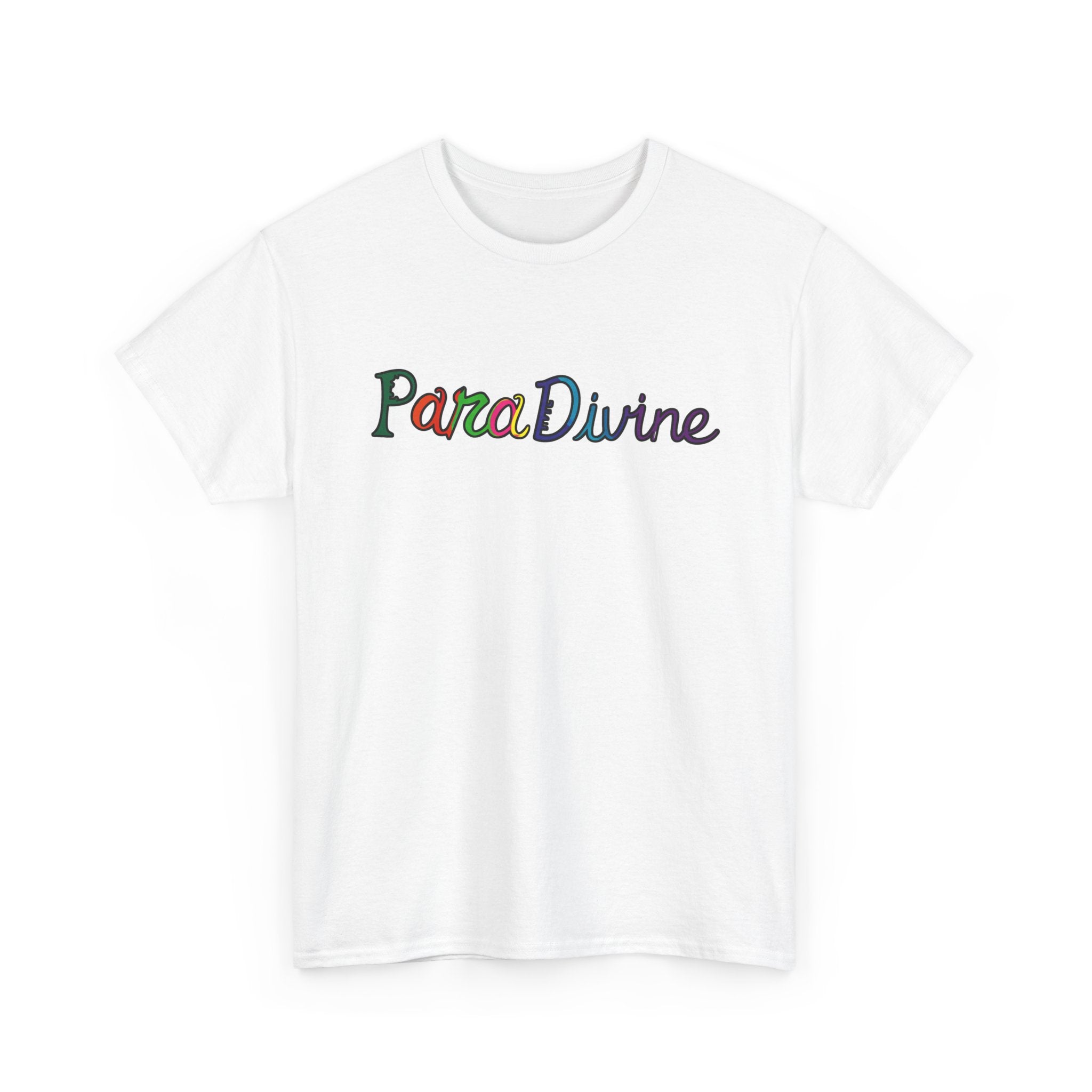 T‑Shirt — 'ParaDivine' Front with 'Focus Is Your Superpower' Motivational Back