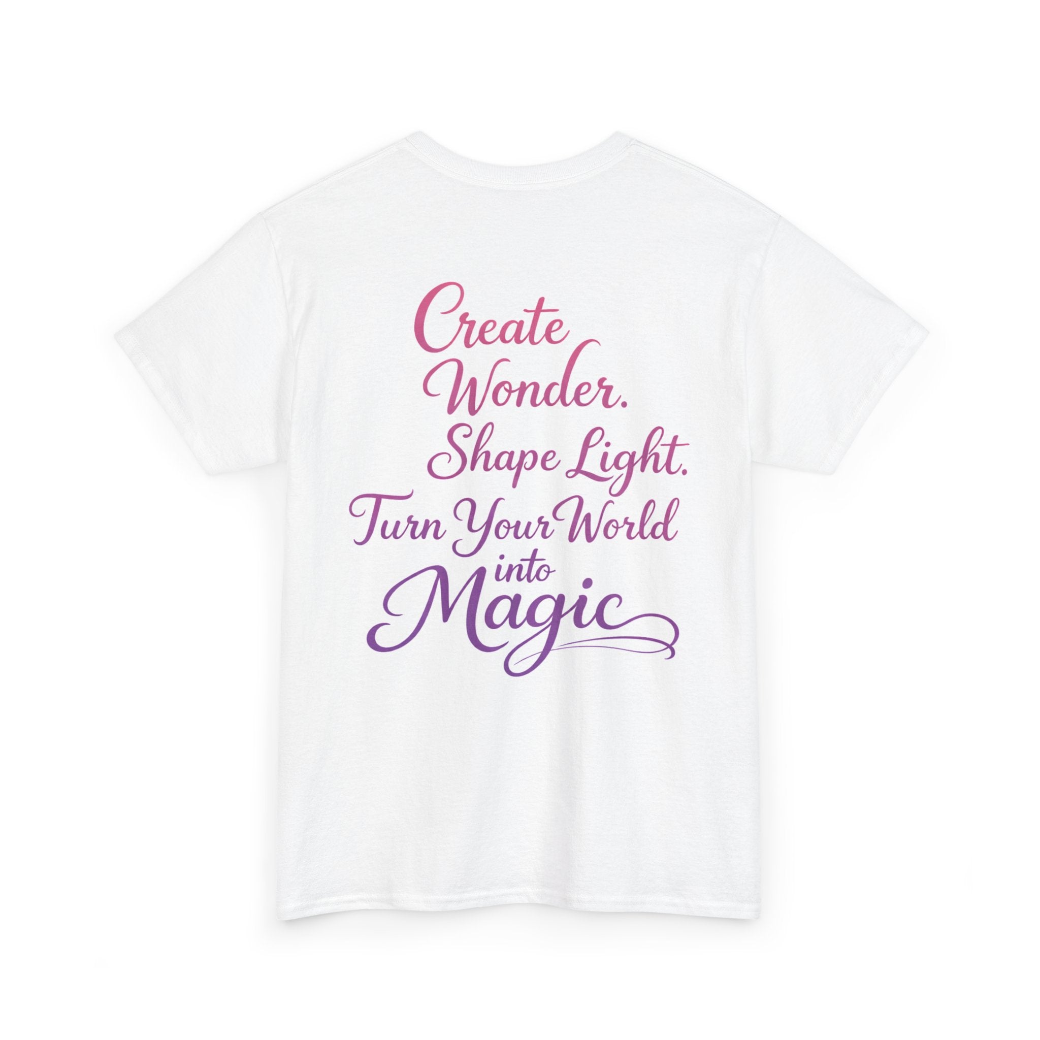 Mystical Galaxy Elf Tee — “Create Wonder. Shape Light. Turn Your World into Magic”