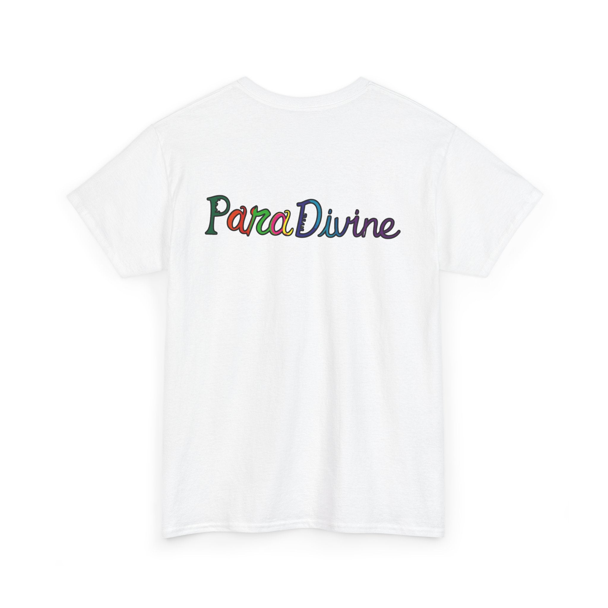 ParaDivine Logo T‑Shirt — Colorful Script Graphic Tee
