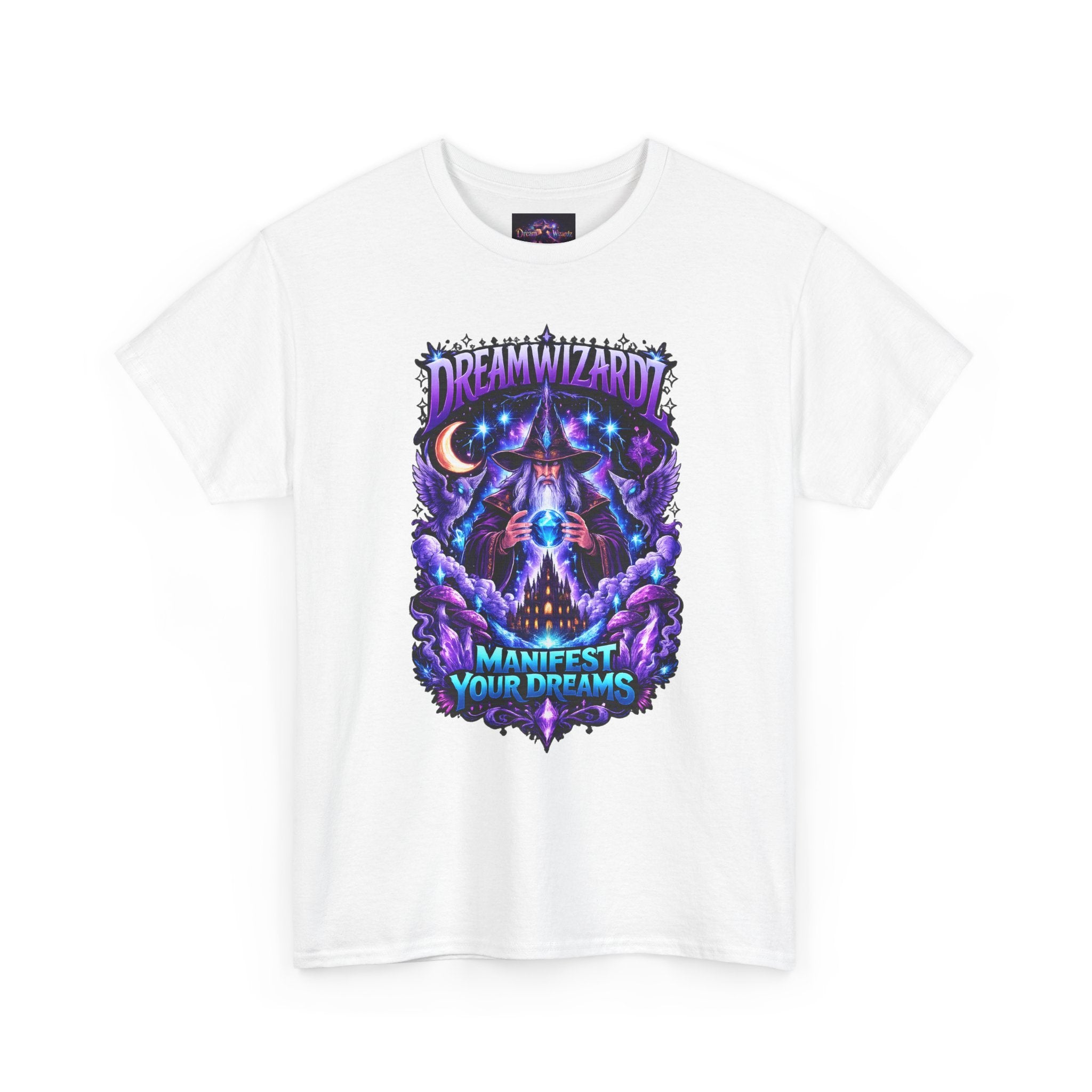 Dream Wizard T-Shirt — "Manifest Your Dreams" Mystic Graphic Tee