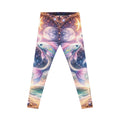 Celestial Koi Leggings — Women's Cosmic Fish Print Leggings