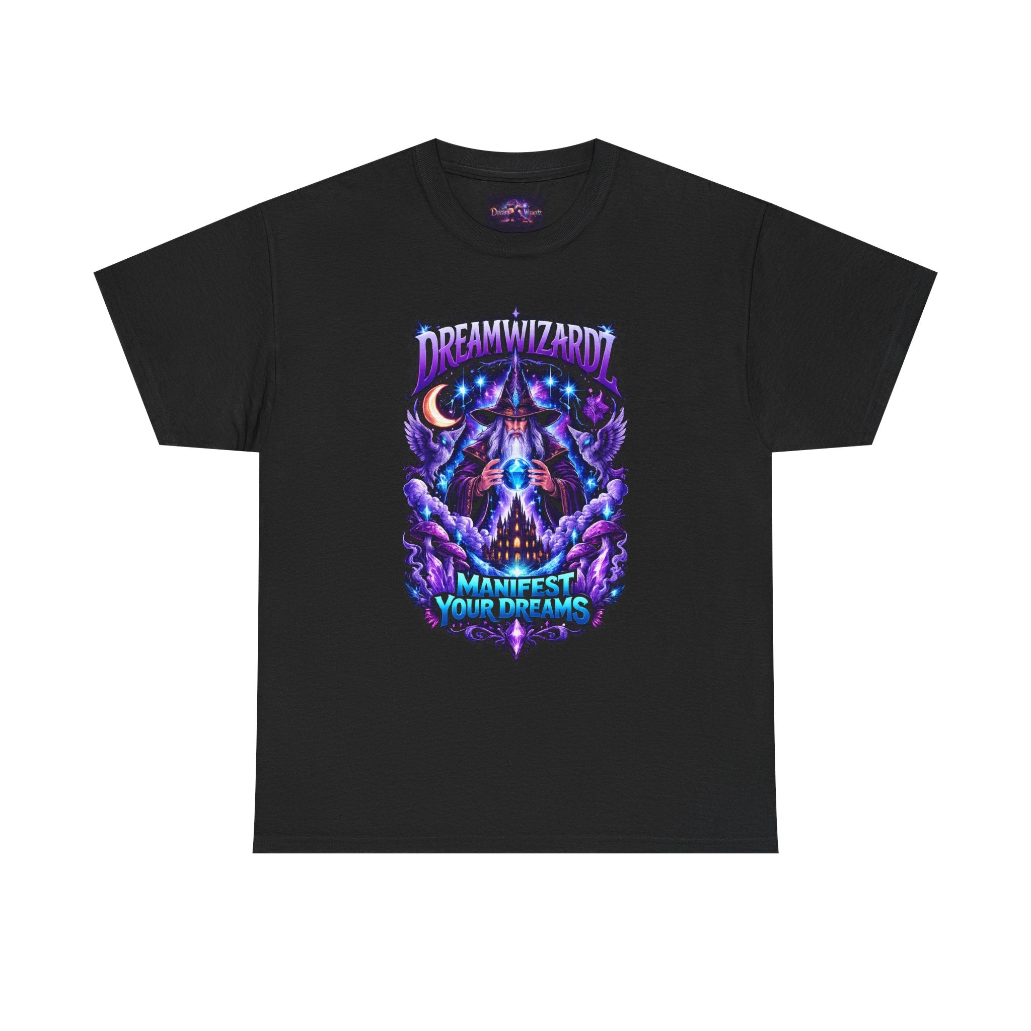 Dream Wizard T-Shirt — "Manifest Your Dreams" Mystic Graphic Tee