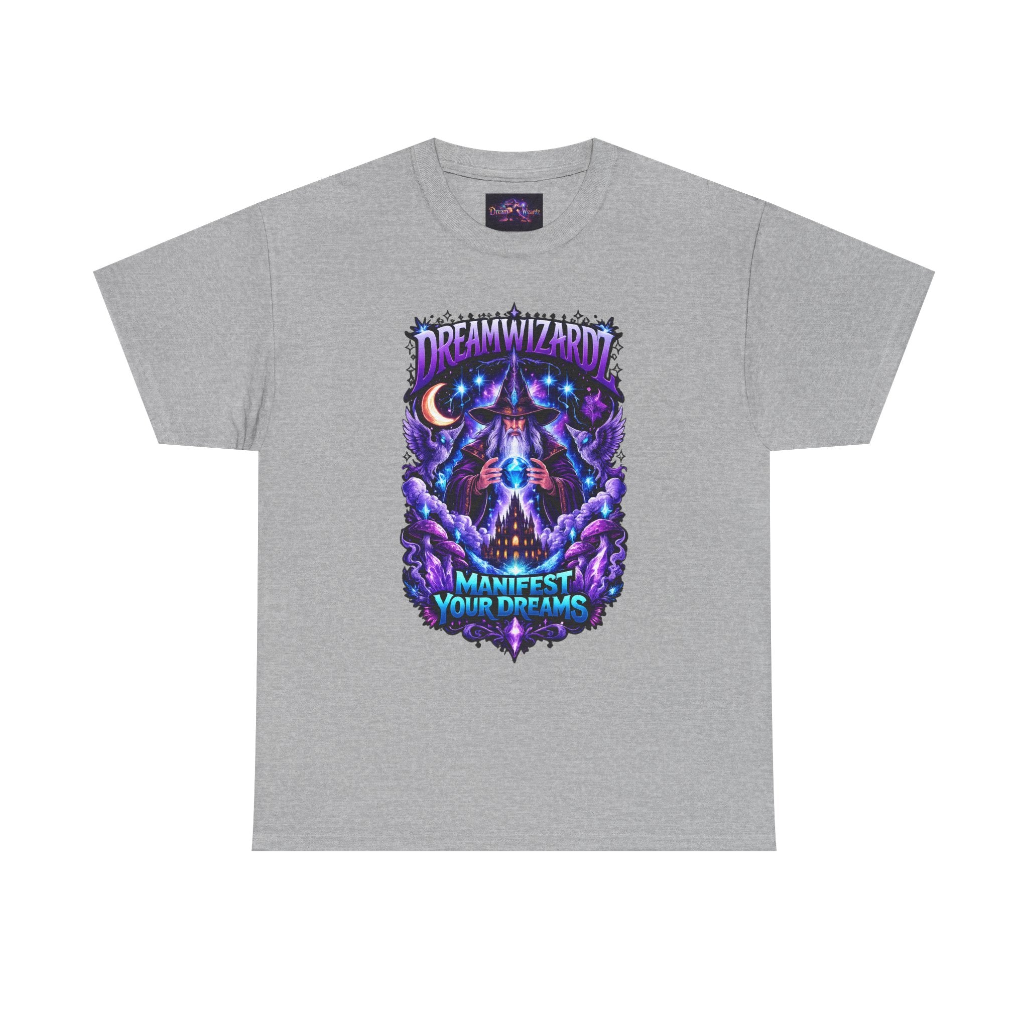 Dream Wizard T-Shirt — "Manifest Your Dreams" Mystic Graphic Tee