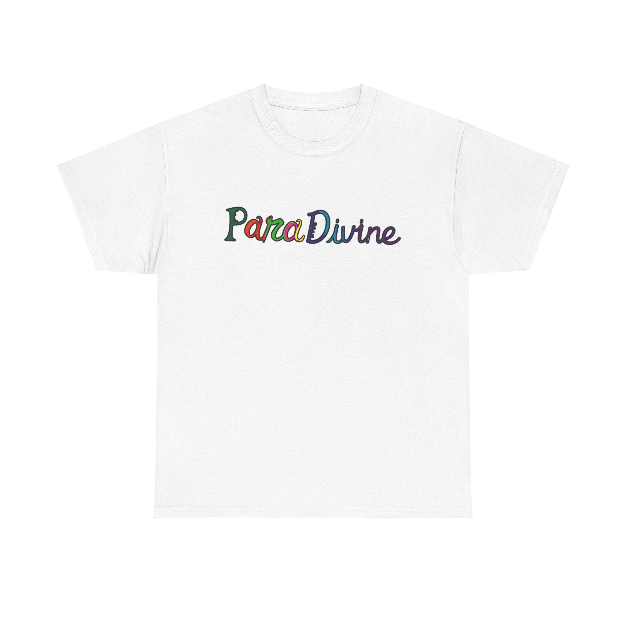 T‑Shirt — 'ParaDivine' Front with 'Focus Is Your Superpower' Motivational Back