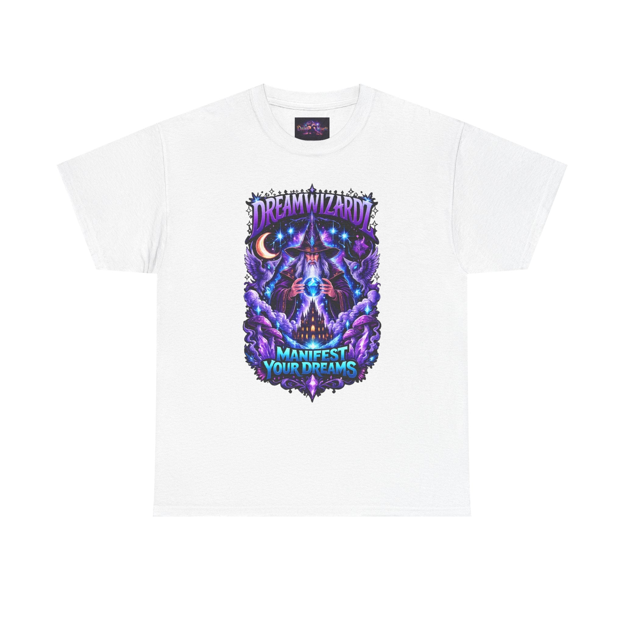 Dream Wizard T-Shirt — "Manifest Your Dreams" Mystic Graphic Tee