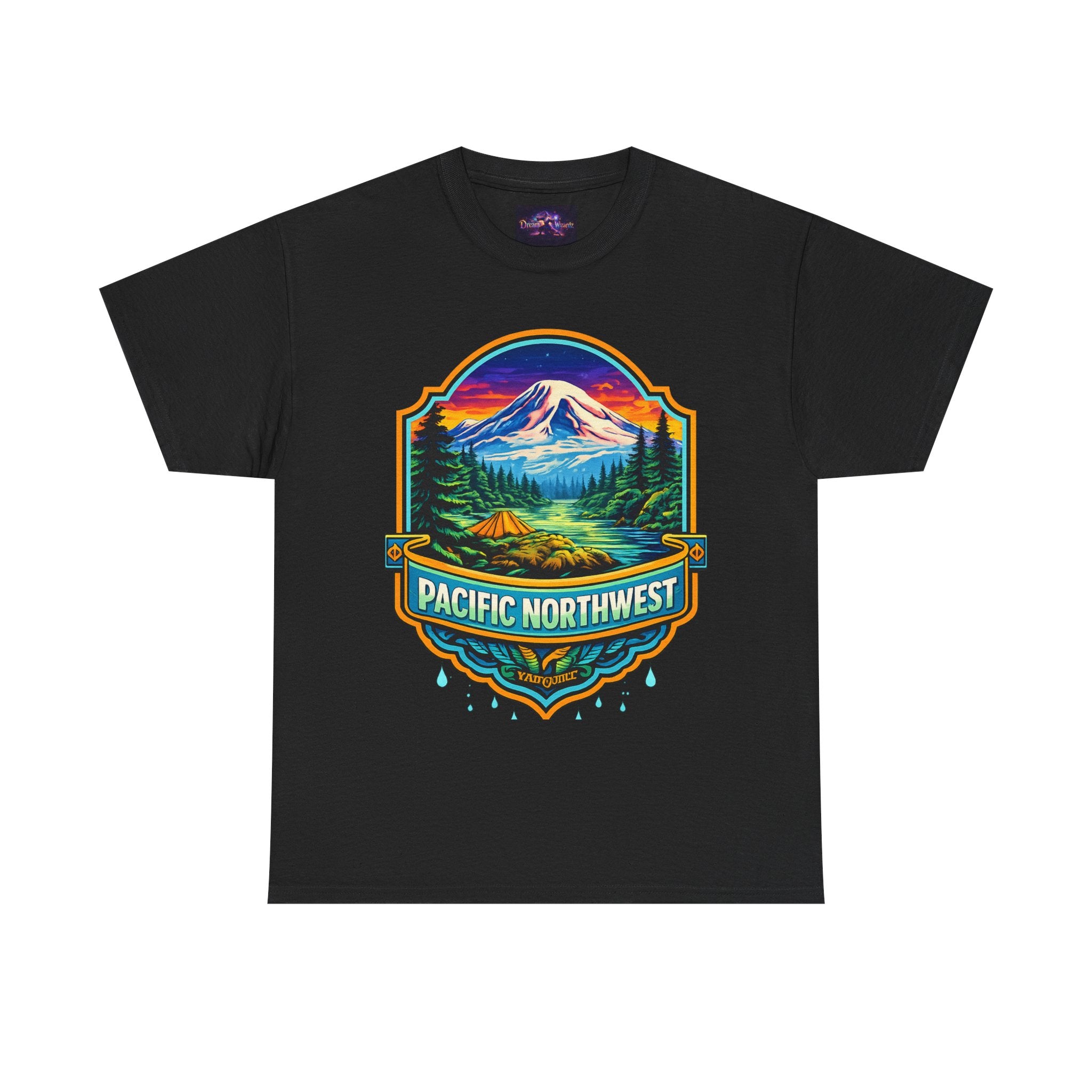 Pacific Northwest T-Shirt — Mountain Badge Graphic Tee